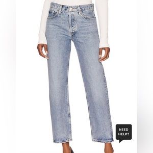 NWT Agolde Wyman Low Slung Vintage Straight Leg